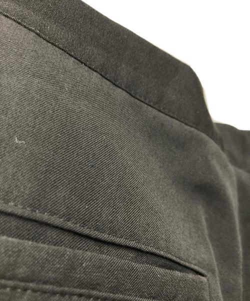 yohji yamamoto+noir（ヨウジヤマモトプリュスノアール）yohji yamamoto+noir (ヨウジヤマモトプリュスノアール) ウールタックパンツ ブラック サイズ:2の古着・服飾アイテム