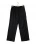 yohji yamamoto+noir（ヨウジヤマモトプリュスノアール）の古着「ウールタックパンツ」｜ブラック