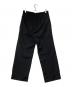 yohji yamamoto+noir (ヨウジヤマモトプリュスノアール) ウールタックパンツ ブラック サイズ:2：7000円