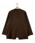 Spick and Span (スピックアンドスパン) ウールライクノーカラールーズジャケット ブラウン サイズ:38：6000円