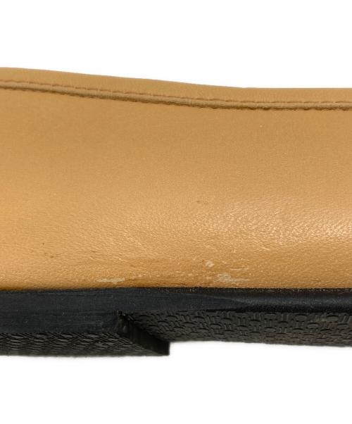 Salvatore Ferragamo（サルヴァトーレ フェラガモ）Salvatore Ferragamo (サルヴァトーレ フェラガモ) キャメルレザーローファ ベージュ サイズ:5の古着・服飾アイテム