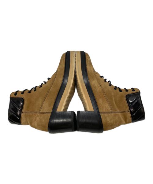 PIERRE HARDY（ピエールアルディ）PIERRE HARDY (ピエールアルディ) レースアップワークブーツ ブラウン サイズ:37の古着・服飾アイテム