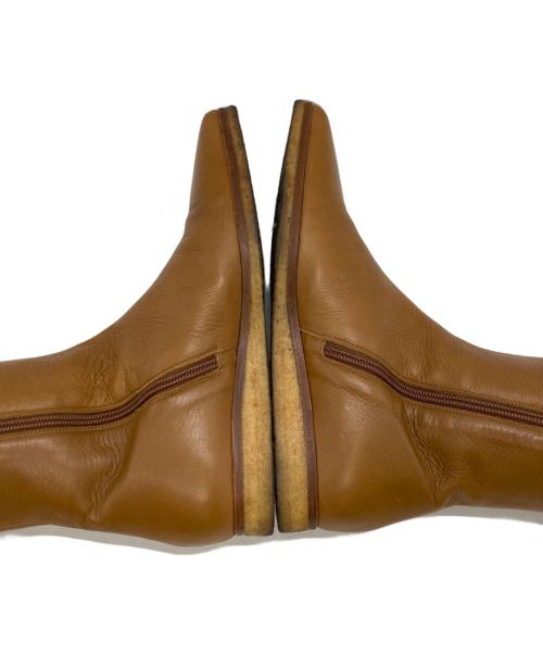 BOTTEGA VENETA（ボッテガベネタ）BOTTEGA VENETA (ボッテガベネタ) サイドジップロングブーツ ブラウン サイズ:7の古着・服飾アイテム