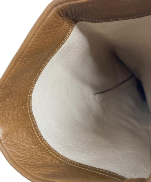 BOTTEGA VENETA（ボッテガベネタ）BOTTEGA VENETA (ボッテガベネタ) サイドジップロングブーツ ブラウン サイズ:7の古着・服飾アイテム