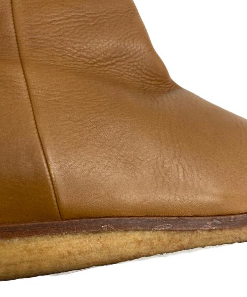 BOTTEGA VENETA（ボッテガベネタ）BOTTEGA VENETA (ボッテガベネタ) サイドジップロングブーツ ブラウン サイズ:7の古着・服飾アイテム