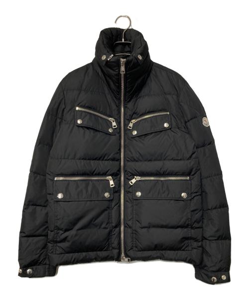 MONCLER（モンクレール）MONCLER (モンクレール) PIERCE フーデッドダウンジャケット ブラック サイズ:1の古着・服飾アイテム