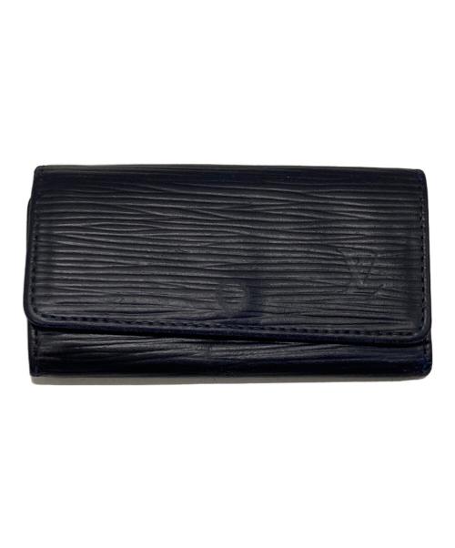 LOUIS VUITTON（ルイ ヴィトン）LOUIS VUITTON (ルイ ヴィトン) エピ ミュルティクレ4 4連キーケース ネイビー×ブルーの古着・服飾アイテム