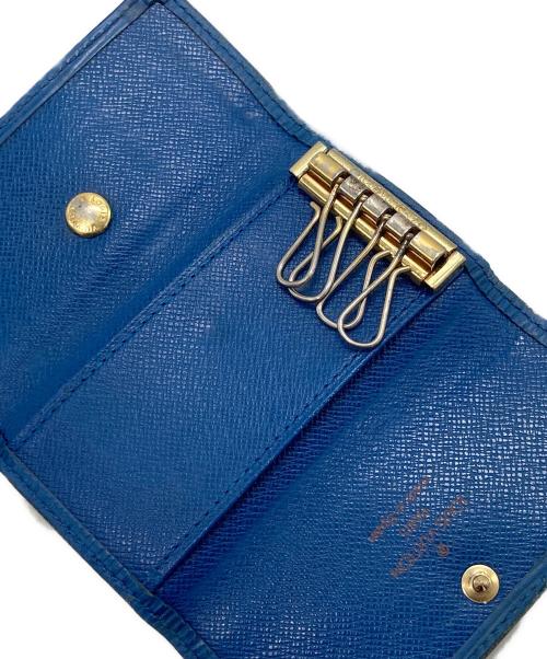 LOUIS VUITTON（ルイ ヴィトン）LOUIS VUITTON (ルイ ヴィトン) エピ ミュルティクレ4 4連キーケース ネイビー×ブルーの古着・服飾アイテム