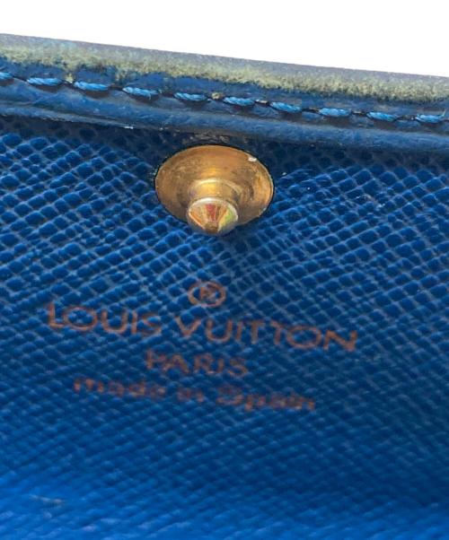 LOUIS VUITTON（ルイ ヴィトン）LOUIS VUITTON (ルイ ヴィトン) エピ ミュルティクレ4 4連キーケース ネイビー×ブルーの古着・服飾アイテム
