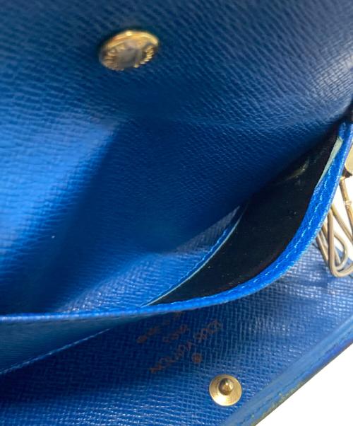 LOUIS VUITTON（ルイ ヴィトン）LOUIS VUITTON (ルイ ヴィトン) エピ ミュルティクレ4 4連キーケース ネイビー×ブルーの古着・服飾アイテム