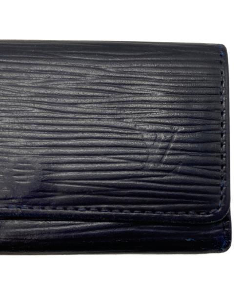 LOUIS VUITTON（ルイ ヴィトン）LOUIS VUITTON (ルイ ヴィトン) エピ ミュルティクレ4 4連キーケース ネイビー×ブルーの古着・服飾アイテム