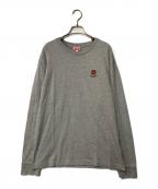 KENZOケンゾー）の古着「ロングスリーブカットソー」｜グレー