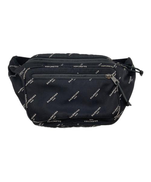 BALENCIAGA（バレンシアガ）BALENCIAGA (バレンシアガ) エクスプローラーロゴ ボディバッグ ブラックの古着・服飾アイテム