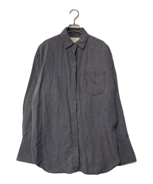 TODAYFUL（トゥデイフル）TODAYFUL (トゥデイフル) シルキーポケットシャツ グレー サイズ:Freeの古着・服飾アイテム