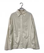 TODAYFULトゥデイフル）の古着「サイドタックシルキーシャツ」｜イエロー