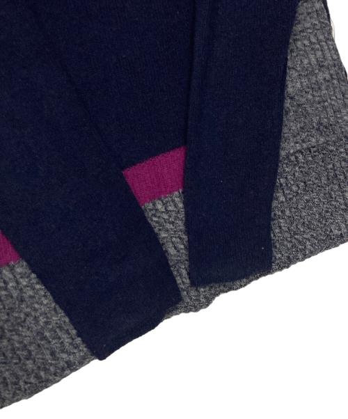 plyy by RAGNE KIKAS（プライ バイ ラグネ キカス）plyy by RAGNE KIKAS (プライ バイ ラグネ キカス) リネン混ニット ネイビー サイズ:2の古着・服飾アイテム