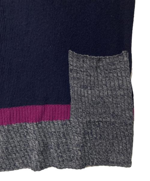 plyy by RAGNE KIKAS（プライ バイ ラグネ キカス）plyy by RAGNE KIKAS (プライ バイ ラグネ キカス) リネン混ニット ネイビー サイズ:2の古着・服飾アイテム