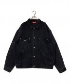 SUPREMEシュプリーム）の古着「Denim Chore Trucker Jacket」｜ブラック