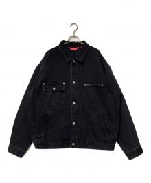 SUPREME（シュプリーム）の古着「Denim Chore Trucker Jacket」｜ブラック