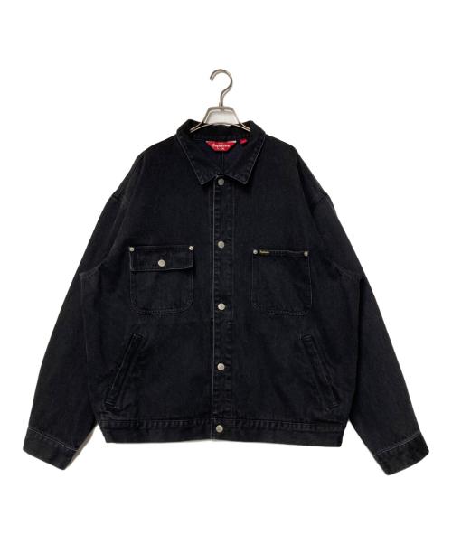 SUPREME（シュプリーム）SUPREME (シュプリーム) Denim Chore Trucker Jacket ブラック サイズ:XXLの古着・服飾アイテム