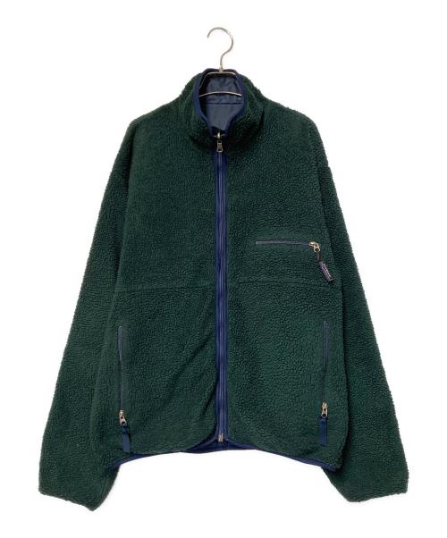 Patagonia（パタゴニア）Patagonia (パタゴニア) グリセード リバーシブル フリースジャケット ネイビー×グリーン サイズ:Lの古着・服飾アイテム