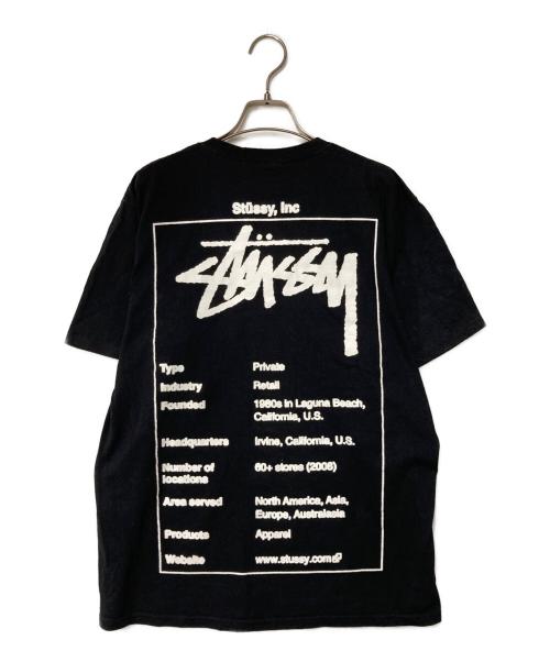 stussy（ステューシー）stussy (ステューシー) Wiki Tee ブラック サイズ:Mの古着・服飾アイテム