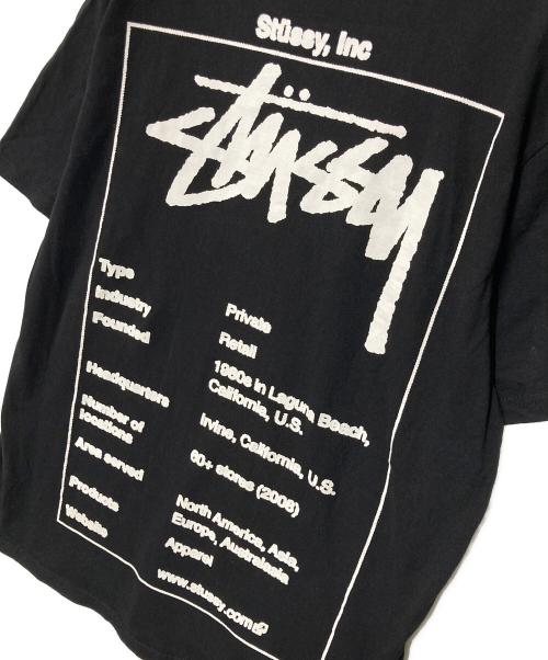 stussy（ステューシー）stussy (ステューシー) Wiki Tee ブラック サイズ:Mの古着・服飾アイテム