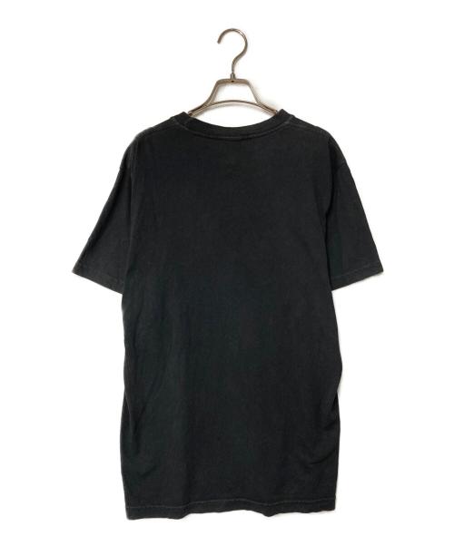stussy（ステューシー）stussy (ステューシー) BIG BASIC PIGMENT DYED TEE ブラック サイズ:Ｍの古着・服飾アイテム