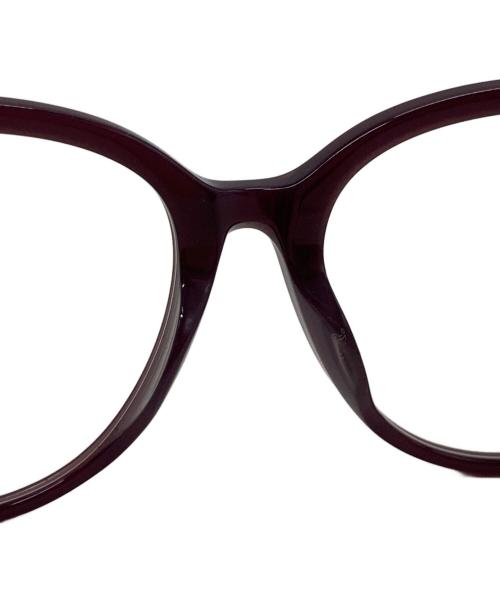 ALEXANDER McQUEEN（アレキサンダーマックイーン）ALEXANDER McQUEEN (アレキサンダーマックイーン) 眼鏡 パープル サイズ:52□17-145の古着・服飾アイテム