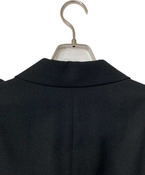 yohji yamamoto+noir（ヨウジヤマモトプリュスノアール）yohji yamamoto+noir (ヨウジヤマモトプリュスノアール) ウールロングジレ ブラック サイズ:1の古着・服飾アイテム