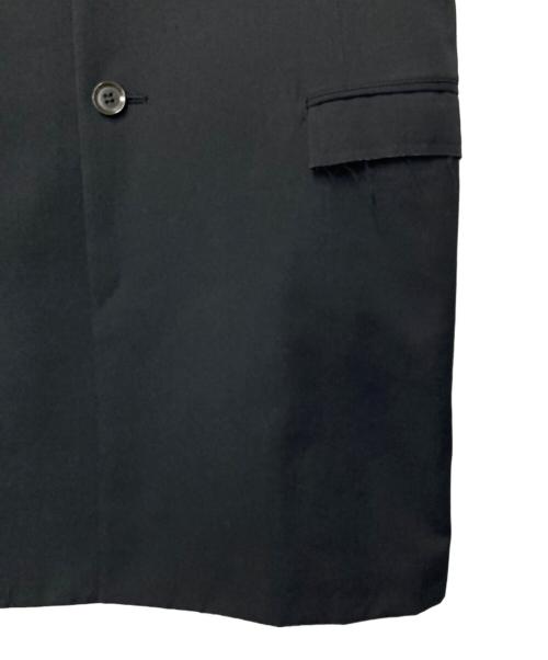 yohji yamamoto+noir（ヨウジヤマモトプリュスノアール）yohji yamamoto+noir (ヨウジヤマモトプリュスノアール) ウールロングジレ ブラック サイズ:1の古着・服飾アイテム