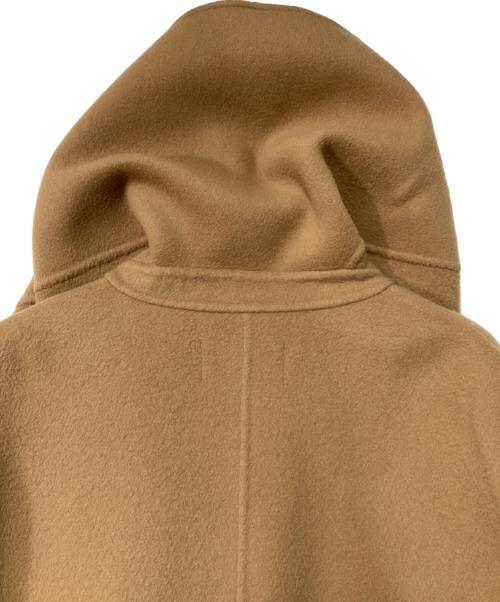 FRAY ID（フレイ アイディー）FRAY ID (フレイ アイディー) ビッグカラーリバーロングコート ブラウン サイズ:SIZE1の古着・服飾アイテム