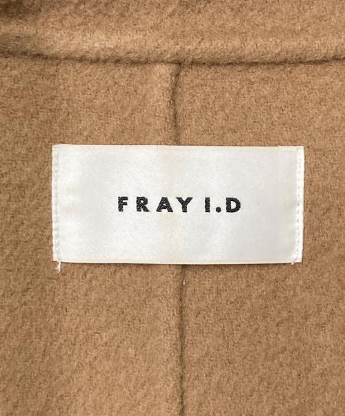 FRAY ID（フレイ アイディー）FRAY ID (フレイ アイディー) ビッグカラーリバーロングコート ブラウン サイズ:SIZE1の古着・服飾アイテム