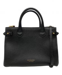 BURBERRY（バーバリー）の古着「Banner Midium 2WAYバッグ」｜ブラック