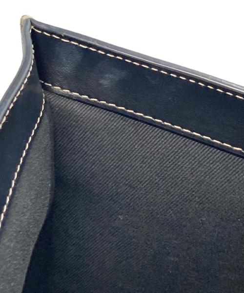 BURBERRY（バーバリー）BURBERRY (バーバリー) LL MD SOFT TB TOTE ブラウン×ブラックの古着・服飾アイテム