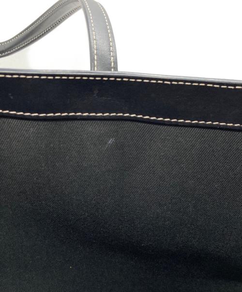 BURBERRY（バーバリー）BURBERRY (バーバリー) LL MD SOFT TB TOTE ブラウン×ブラックの古着・服飾アイテム