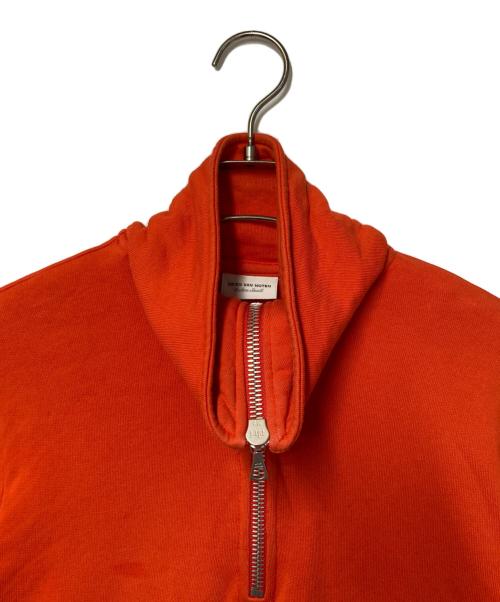 DRIES VAN NOTEN（ドリスヴァンノッテン）DRIES VAN NOTEN (ドリスヴァンノッテン) ハーフジップスウェット オレンジ サイズ:XSの古着・服飾アイテム