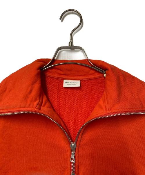 DRIES VAN NOTEN（ドリスヴァンノッテン）DRIES VAN NOTEN (ドリスヴァンノッテン) ハーフジップスウェット オレンジ サイズ:XSの古着・服飾アイテム