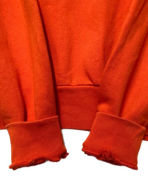 DRIES VAN NOTEN（ドリスヴァンノッテン）DRIES VAN NOTEN (ドリスヴァンノッテン) ハーフジップスウェット オレンジ サイズ:XSの古着・服飾アイテム