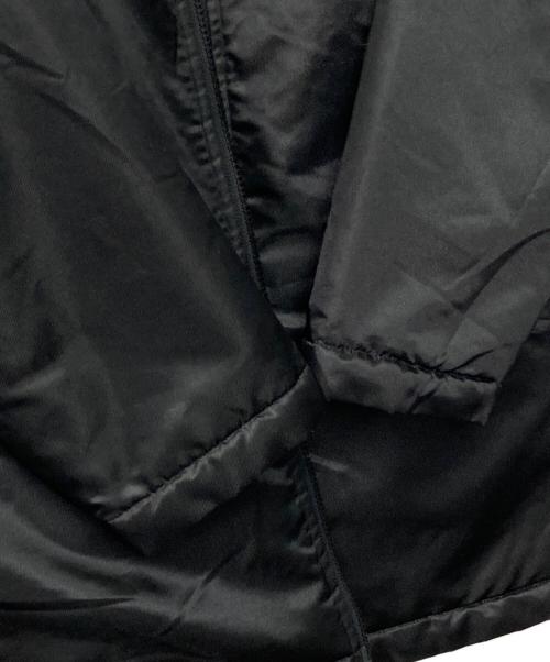 HUNTING WORLD（ハンティングワールド）HUNTING WORLD (ハンティングワールド) ロゴ刺繍裏ボアフーデットコート ブラック サイズ:Mの古着・服飾アイテム