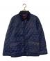 POLO RALPH LAUREN（ポロ・ラルフローレン）の古着「ポニー刺繍キルティングジャケット」｜ネイビー