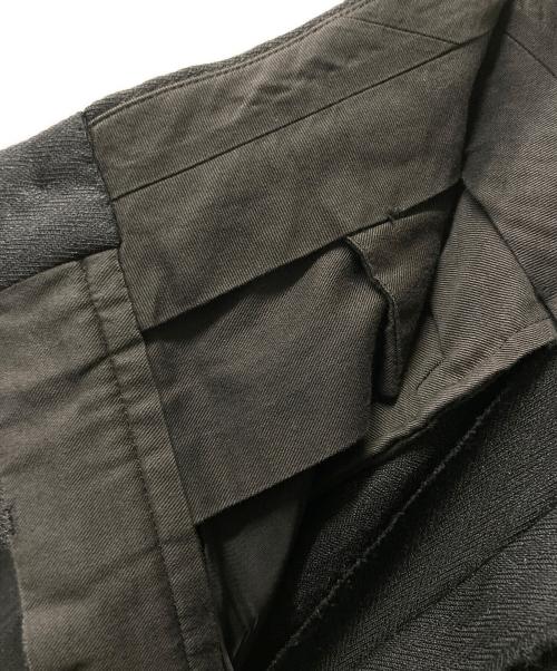 COMME des GARCONS HOMME DEUX（コムデギャルソン オム ドゥ）COMME des GARCONS HOMME DEUX (コムデギャルソン オム ドゥ) ツータックパンツ ダークグレー サイズ:Lの古着・服飾アイテム