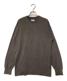 Yonetomi×UNITED ARROWS（ヨネトミ×ユナイテッドアローズ）の古着「SILK KNIT TEE」｜グレー