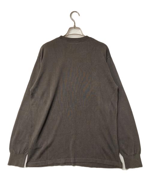 Yonetomi（ヨネトミ）Yonetomi (ヨネトミ) UNITED ARROWS (ユナイテッドアローズ) SILK KNIT TEE グレー サイズ:2の古着・服飾アイテム