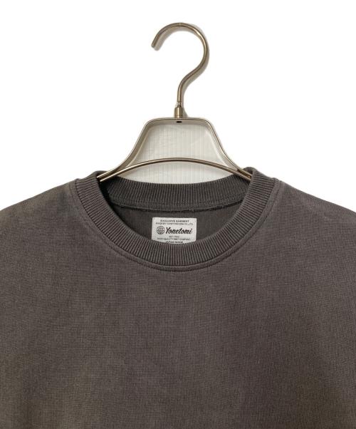 Yonetomi（ヨネトミ）Yonetomi (ヨネトミ) UNITED ARROWS (ユナイテッドアローズ) SILK KNIT TEE グレー サイズ:2の古着・服飾アイテム
