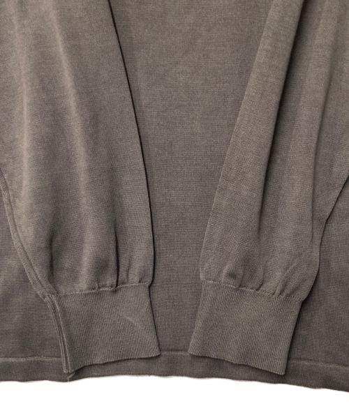 Yonetomi（ヨネトミ）Yonetomi (ヨネトミ) UNITED ARROWS (ユナイテッドアローズ) SILK KNIT TEE グレー サイズ:2の古着・服飾アイテム