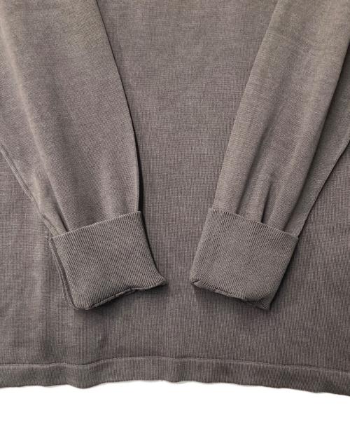 Yonetomi（ヨネトミ）Yonetomi (ヨネトミ) UNITED ARROWS (ユナイテッドアローズ) SILK KNIT TEE グレー サイズ:2の古着・服飾アイテム