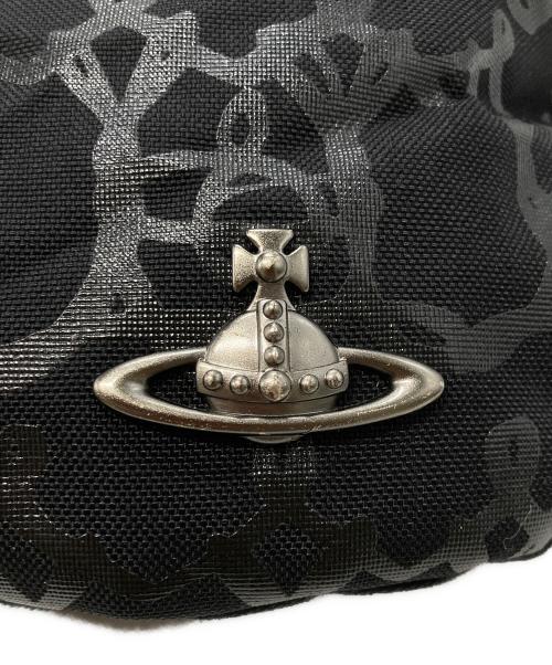 Vivienne Westwood（ヴィヴィアンウエストウッド）Vivienne Westwood (ヴィヴィアンウエストウッド) オーブ柄 ウエストバッグ ブラックの古着・服飾アイテム
