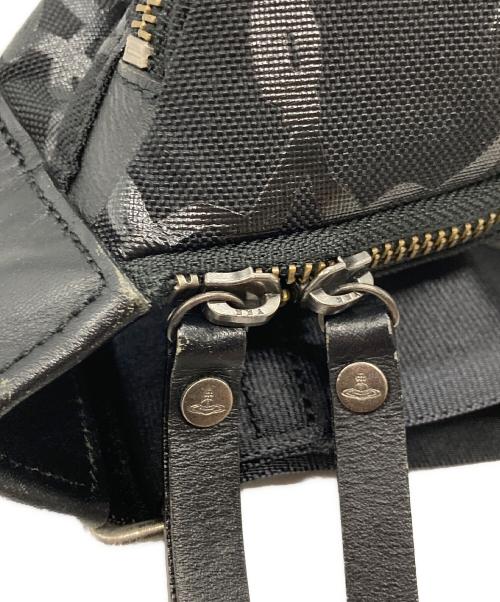 Vivienne Westwood（ヴィヴィアンウエストウッド）Vivienne Westwood (ヴィヴィアンウエストウッド) オーブ柄 ウエストバッグ ブラックの古着・服飾アイテム