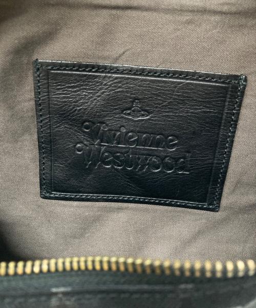 Vivienne Westwood（ヴィヴィアンウエストウッド）Vivienne Westwood (ヴィヴィアンウエストウッド) オーブ柄 ウエストバッグ ブラックの古着・服飾アイテム
